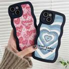 For iPhone 12 Pro Wavy Lambskin Love TPU Phone Case(Pink) - 2