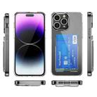 For iPhone 11 Pro Crystal Clear Wallet Air Bag Phone Case(Transparent) - 2