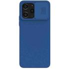 For Xiaomi Redmi 12 4G / Note 12R 5G NILLKIN Black Mirror Series Camshield PC Phone Case(Blue) - 1