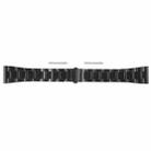 For Huawei Watch 4 22mm Three-bead Stainless Steel Watch Band(Black) - 1
