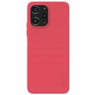 For Xiaomi Redmi 12 4G / Note 12R 5G NILLKIN Frosted Shield Pro PC + TPU Phone Case(Red) - 1