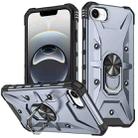 For iPhone 16e Ring Holder Phone Case(Grey) - 1