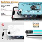 For iPhone 16e Ring Holder Phone Case(Light Blue) - 3