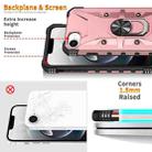 For iPhone 16e Ring Holder Phone Case(Rose Gold) - 3