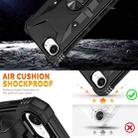 For iPhone 16e Ring Holder Phone Case(Black) - 2