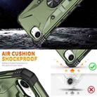 For iPhone 16e Ring Holder Phone Case(Army Green) - 2
