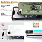 For iPhone 16e Ring Holder Phone Case(Army Green) - 3
