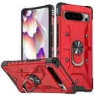 For Google Pixel 8 Pro Ring Holder Phone Case(Red) - 1