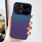 For iPhone 13 Pro Gradient PC + TPU Shockproof Phone Case(Dark Blue Purple) - 1