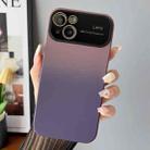 For iPhone 13 Gradient PC + TPU Shockproof Phone Case(Pink Purple) - 1