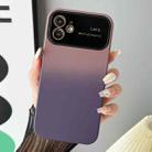 For iPhone 11 Gradient PC + TPU Shockproof Phone Case(Pink Purple) - 1