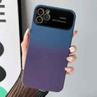 For iPhone 11 Pro Max Gradient PC + TPU Shockproof Phone Case(Dark Blue Purple) - 1