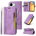 For Xiaomi Redmi 13C 4G / 5G BETOPNICE Dual-side Buckle Leather Phone Case(Purple) - 1