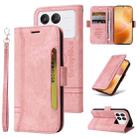 For Xiaomi Poco X6 Pro / Redmi K70E 5G BETOPNICE Dual-side Buckle Leather Phone Case(Pink) - 1