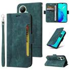 For vivo Y35+ BETOPNICE Dual-side Buckle Leather Phone Case(Green) - 1