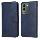 For vivo Y200 / V29e Global Classic Calf Texture Flip Leather Phone Case(Blue) - 1