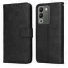 For vivo Y200 / V29e Global Classic Calf Texture Flip Leather Phone Case(Black) - 1
