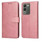For vivo Y200 / V29e Global Classic Calf Texture Flip Leather Phone Case(Rose Gold) - 1