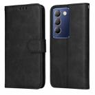 For vivo Y100 IDN / Y200e 5G Global Classic Calf Texture Flip Leather Phone Case(Black) - 1