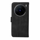 For vivo X200 Classic Calf Texture Flip Leather Phone Case(Black) - 3