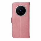 For vivo X200 Pro Classic Calf Texture Flip Leather Phone Case(Rose Gold) - 3