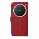 For vivo X200 Pro mini Classic Calf Texture Flip Leather Phone Case(Red) - 3