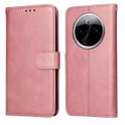 For vivo Y300 Pro Classic Calf Texture Flip Leather Phone Case(Rose Gold) - 1