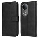 For vivo S20 Classic Calf Texture Flip Leather Phone Case(Black) - 1
