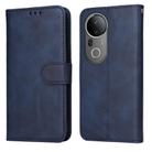 For vivo S20 Pro Classic Calf Texture Flip Leather Phone Case(Blue) - 1