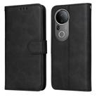For vivo S20 Pro Classic Calf Texture Flip Leather Phone Case(Black) - 1