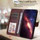 For vivo V50 Classic Calf Texture Flip Leather Phone Case(Brown) - 3