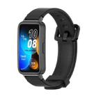 For Huawei Band 8 Mijobs Silicone Breathable Watch Band(Black) - 1