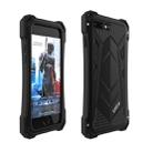 For iPhone 8 Plus / 7 Plus R-JUST Shockproof Dustproof Metal Armor Protective Case(Black) - 1
