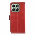 For Honor X6b Crazy Horse Top Layer Cowhide Leather Phone Case(Red) - 3