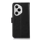 For Honor 400 Pro Global 160.8mm Crazy Horse Top Layer Cowhide Leather Phone Case(Black) - 3