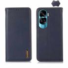 For Honor 90 Lite 5G / X50i KHAZNEH Nappa Top Layer Cowhide Leather Phone Case(Blue) - 1