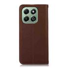 For Honor X6b KHAZNEH Nappa Top Layer Cowhide Leather Phone Case(Brown) - 3