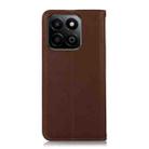 For Honor Play 60 Plus / 200 Smart KHAZNEH Nappa Top Layer Cowhide Leather Phone Case(Brown) - 3