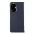For Honor 400 KHAZNEH Nappa Top Layer Cowhide Leather Phone Case(Blue) - 3