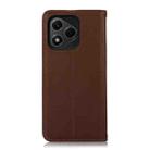 For Honor 400 Lite KHAZNEH Nappa Top Layer Cowhide Leather Phone Case(Brown) - 3