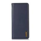 For Honor 400 Lite KHAZNEH Nappa Top Layer Cowhide Leather Phone Case(Blue) - 2