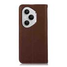 For Honor 400 Pro Global 160.8mm KHAZNEH Nappa Top Layer Cowhide Leather Phone Case(Brown) - 3