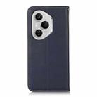 For Honor 400 Pro Global 160.8mm KHAZNEH Nappa Top Layer Cowhide Leather Phone Case(Blue) - 3
