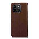 For Honor X6c 4G KHAZNEH Nappa Top Layer Cowhide Leather Phone Case(Brown) - 3