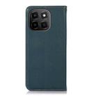 For Honor X6c 4G KHAZNEH Nappa Top Layer Cowhide Leather Phone Case(Green) - 3