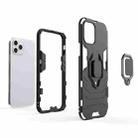 For iPhone 12 / 12 Pro Shockproof PC + TPU Protective Case with Magnetic Ring Holder(Black) - 3
