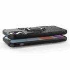 For iPhone 12 / 12 Pro Shockproof PC + TPU Protective Case with Magnetic Ring Holder(Black) - 4