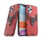 For iPhone 12 / 12 Pro Shockproof PC + TPU Protective Case with Magnetic Ring Holder(Red) - 2