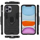 For iPhone 12 Pro Max Shockproof PC + TPU Protective Case with Magnetic Ring Holder(Black) - 6