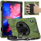 For Lenovo Tab P11 Silicone Hybrid PC Tablet Case with Grip & Shoulder Strap(Camouflage) - 1
